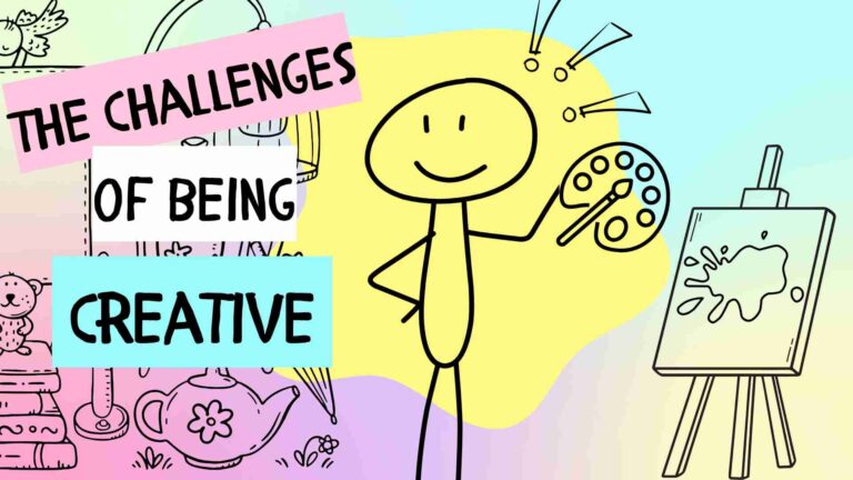 stick person painting a picture