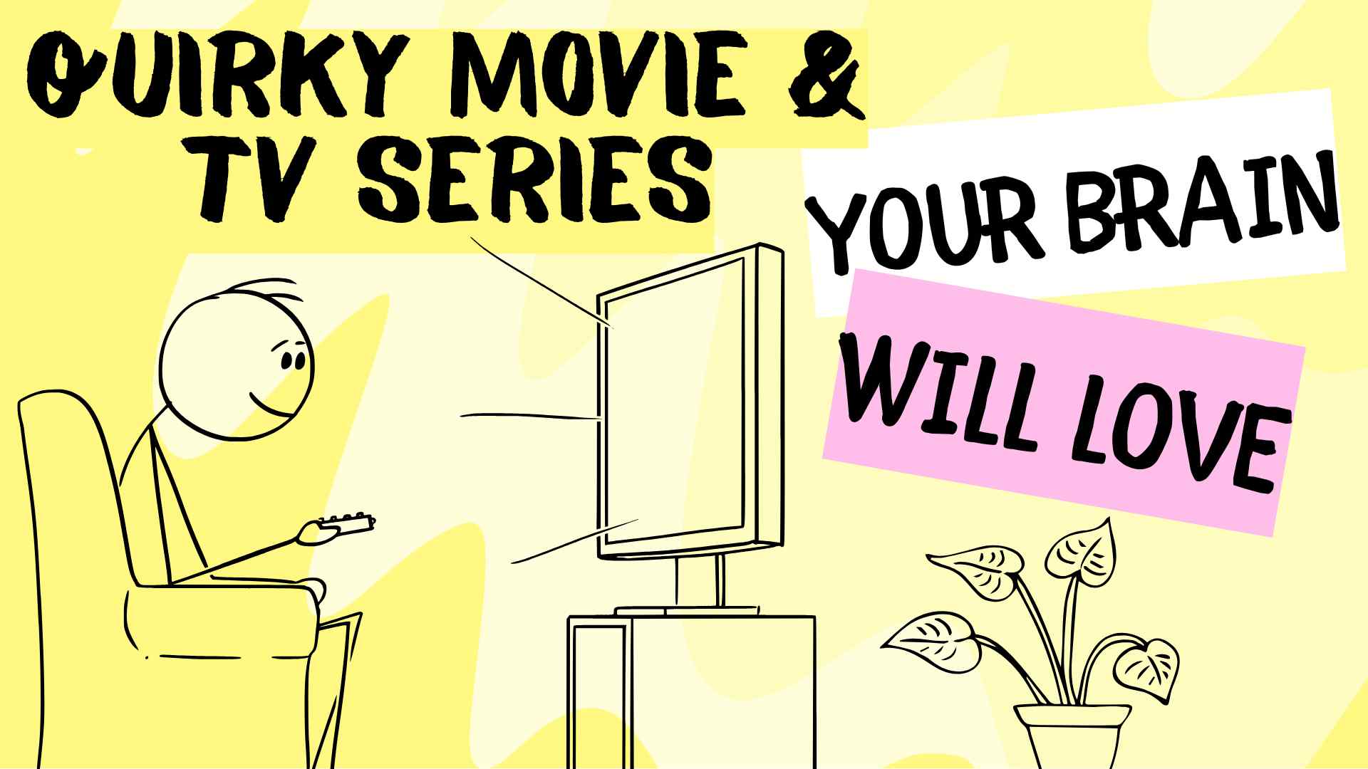 stick person watching tv