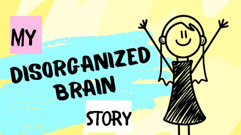 stick person girl with excited arms in air