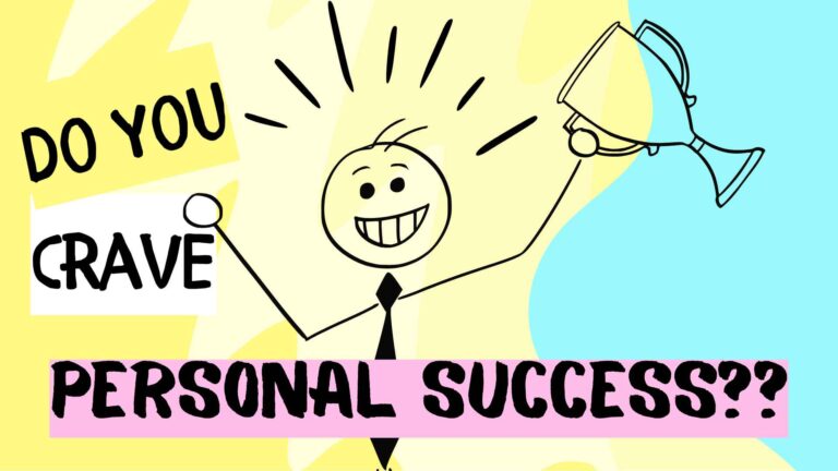 stick person with trophy