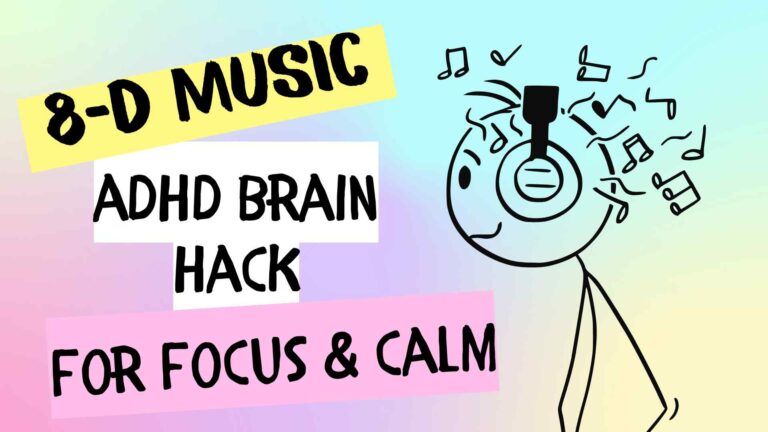 stick person with headphones on listening to music